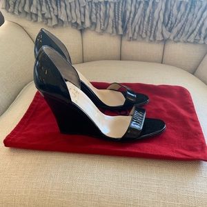 Authentic Christian Louboutin Patent D’Orsay sz 41
